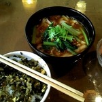 鐘楼 - タンタン刀削麺のセット