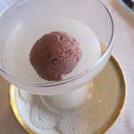 オーベルジュ まつむら - 葡萄(巨峰)のシャーベット