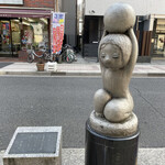 かつれつ四谷たけだ - 台東区のヘソ。ここが台東区の真ん中らしい