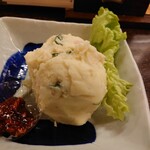 設楽 - 2102ポテサラ食べる辣油を添えて