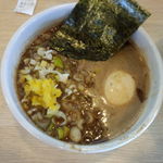 麺屋 たけ井 - つけ出汁（味玉入り）