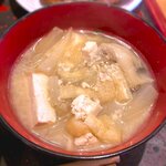 さくら本店 - (ﾗﾝﾁ)さくら定食 味噌汁　2021.3.19