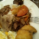 カサブランカ - 手前が白身魚フライね