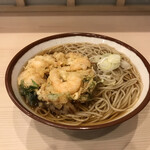 そばの神田 東一屋 - えびかき揚げそば！