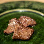 肉の中條 - 2021.3 黒タンを炭火焼きに