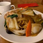 南海飯店 - かたい焼ソバ