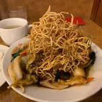 南海飯店 - かたい焼ソバの麺