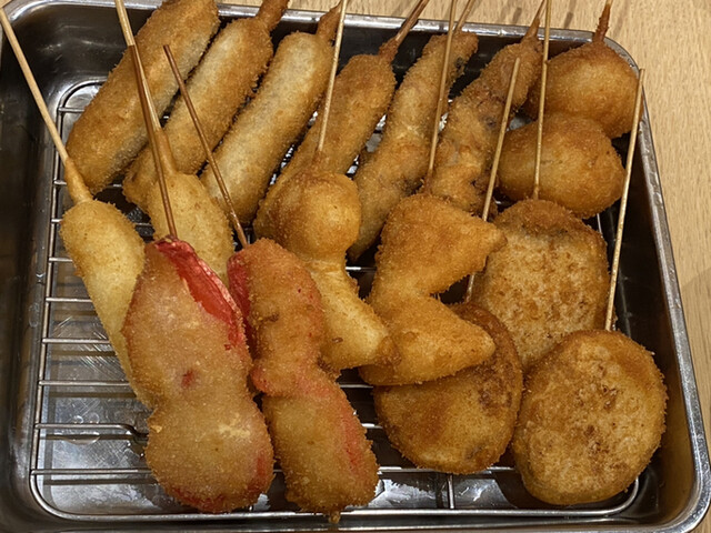 元祖串かつ だるま 法善寺店 日本橋 串揚げ 串かつ 食べログ