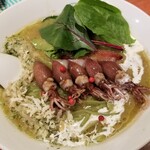 麺屋 六感堂 - 蛍烏賊と春キャベツのポタージュヌードル