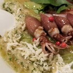 麺屋 六感堂 - 蛍烏賊と春キャベツのポタージュヌードル