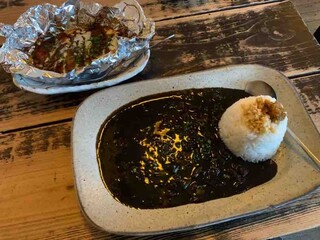 生姜料理 しょうが - ジンジャー黒カレーライス、とんきこ生姜ガーリック焼き