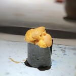 菊鮨 - 馬糞海胆（厚岸）・・美しい。タップリ盛られので、旨味をダイレクトに感じ美味。