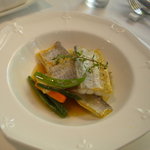 エルルカン・ビス - 太刀魚のムニエル　エスニックブイヨンスープ