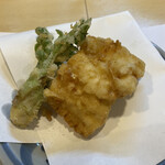 味乃しゅうか - 穴子の天ぷら