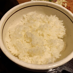 新宿　inton - ご飯(やや硬めに炊いてあってウマシ！)