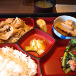 Yadokari - 生姜焼き定食  850