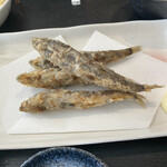 Onagawa Uoichiba Shokudou - メヒカリの唐揚げ、頭から食べられます