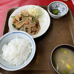 大樽 - しょうが焼き定食  ¥500