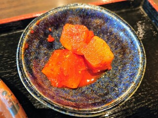 焼肉でん - 令和3年3月
ランチタイム定食のキムチ