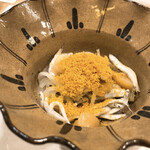 うを徳 - 氷魚･野付半島の小柱･台湾ビーフンのからすみパウダー掛け