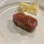 うを徳 - 勝浦本鮪大トロのにぎり