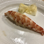 うを徳 - 三河産車海老のにぎり