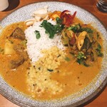 スパイス計画 - メインのカレープレート♪