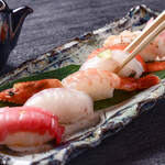 Today's nigiri sushi five pieces