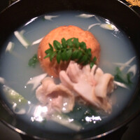 六雁 - 蛤の潮汁 飛龍頭