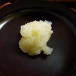 木挽庵 - 田舎そばの薬味は大根おろし