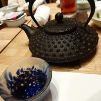 天ぷら新宿つな八 大丸店 - 何の日本酒かは失念（1,400円）