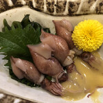 うず潮屋 - ホタルイカの味噌和え
