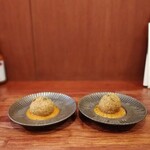 ソルトアンドペッパー - ブラウンマッシュルームのクリームコロッケ