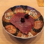 鮨 詠心 - 初鰹タマネギ醤油