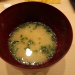 鮨 詠心 - あら汁