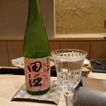 すし うえだ - 青森県の田酒純米吟醸百四拾桜ラベル