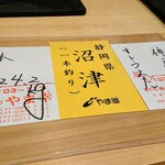 すし うえだ - マグロはやま幸、今日の鮪は沼津の一本釣り、124kg