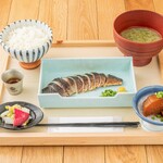 Big fatty tuna grilled mackerel set meal