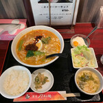 酒菜 刀削麺 - 坦々刀削麺セット（ランチセット）¥780
