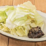 Homemade tuna miso cabbage