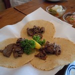 ラ・カシータ - Tacos de Res（牛肉のタコス）