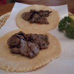 ラ・カシータ - Tacos de Res（牛肉のタコス）をお代り！