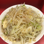 ラーメン二郎 - 小野菜からめニンニク少な目