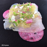 DADA - 寒鮃と八朔のカルパッチョ