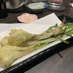 キッチン はる - 島らっきょうの天麩羅