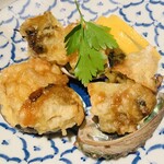 Natsuya - 新料理の帆立貝の唐揚げ