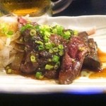 遊食SHIN坊'S - 【2012年9月14日】和牛ハラミのワサビ醤油 (^^) 