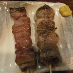 Yakitoridokoro Daibu - タンと鶏しそ巻き