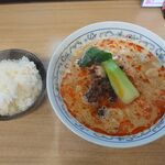 鬼多郎 - 担々麺ライスセット　800円（ランチ価格）