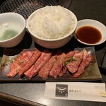 焼肉 志も川 - カルビランチです。（2021年3月）